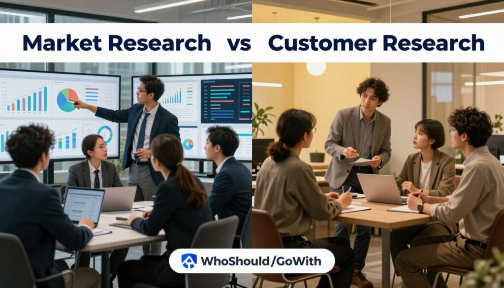 market research vs customer research